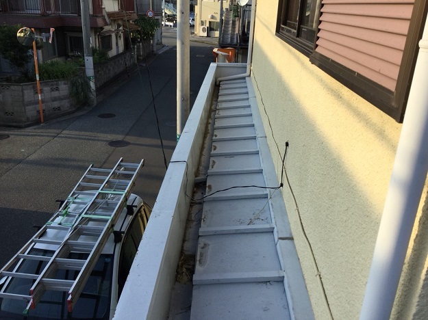 加古川市の雨漏り修繕工事前写真
